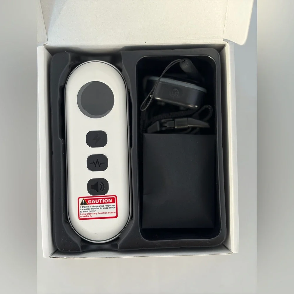 Small Dog Training Collar, Rechargeable, Remote Control, Adjustable Shock, NEW